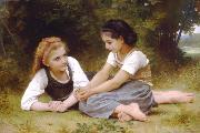 William-Adolphe Bouguereau The Nut Gatherers Sweden oil painting artist